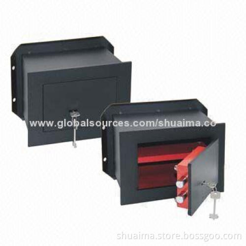 Key Lock Wall Safe, Measuring 28 x 20 x 2cmm, N.W. of 8kg & Door Thickness of 8mm